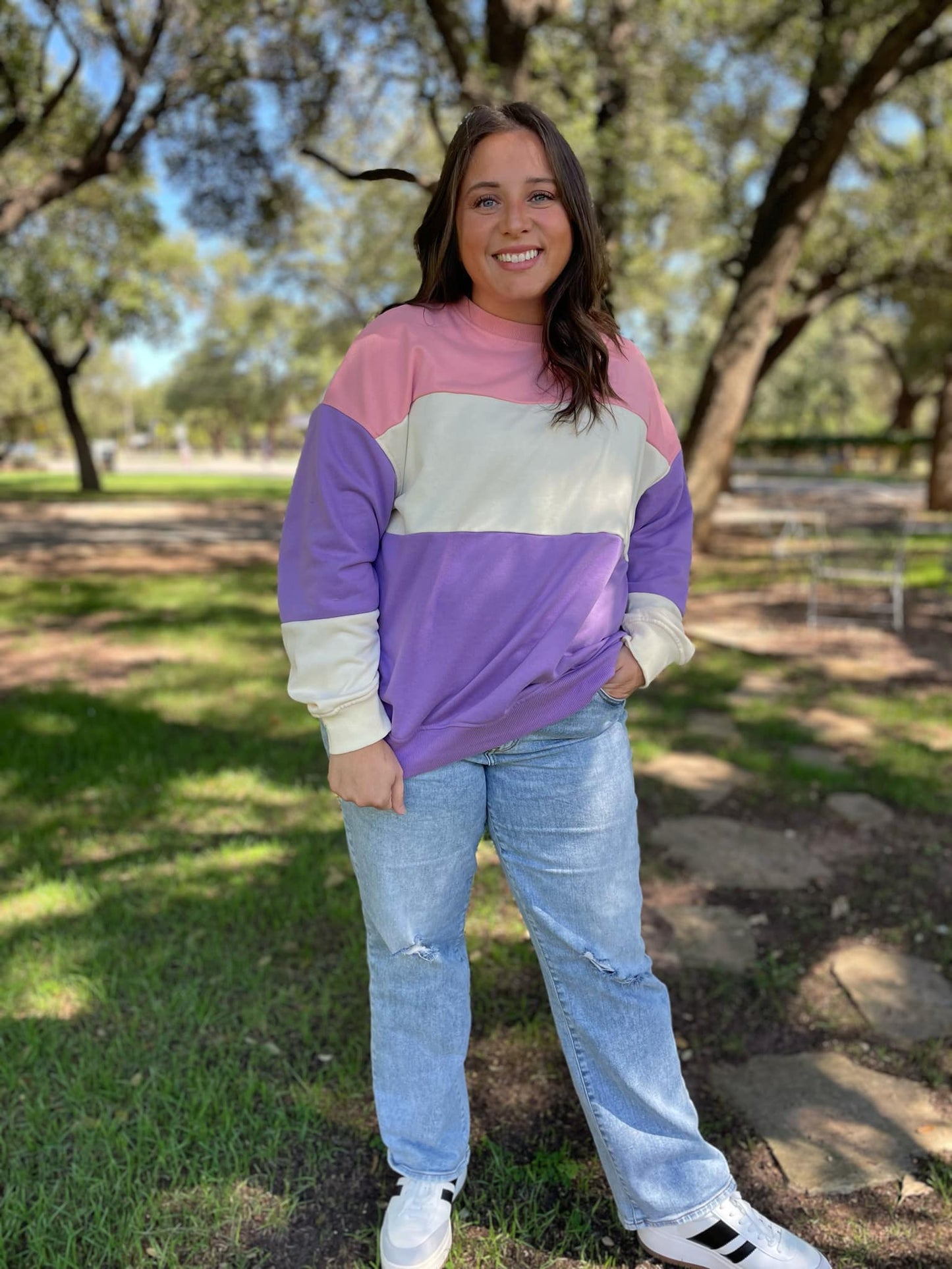 PREORDER: Finnley Colorblock Pullover in Four Colors