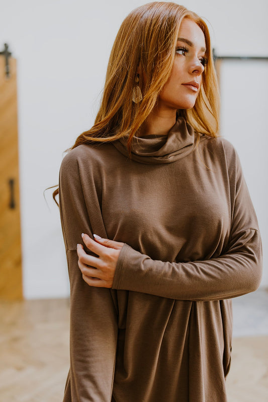 Comfort First Cowl Neck Long Sleeve