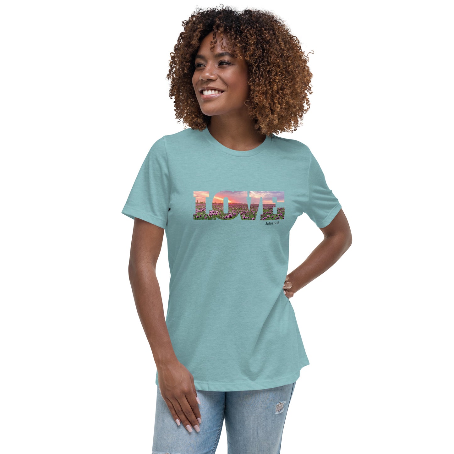 Love John 3:16 Women's Relaxed T-Shirt